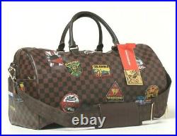 Sprayground Intonational Travel Patch Emperor Monogram Duffle Bag World D3360