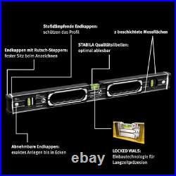 Stabila 196-2 Dark Shadow 2 Piece Spirit Level Set 60cm & 120cm Limited Edition