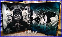 Star Wars Pendleton Blankets 4 Piece Limited Edition Set Wool New Rare Hope Jedi