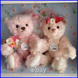 Steiff Sisters Teddy Bears Japan Limited Edition 1,500 Pieces 2004 Used
