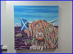 Steven Brown Canvas Print Lizzie McCoo, 40x40 Inches