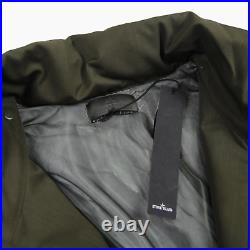 Stone Island Water Repellent Wool Ghost Piece Hooded Jacket Coat L BNWT Green