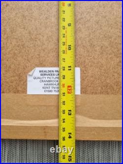 Sue Scullard Wood Engraving Harvest At Lark Rise Framed Signed Limited Edition