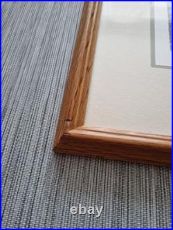 Sue Scullard Wood Engraving Harvest At Lark Rise Framed Signed Limited Edition