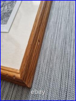 Sue Scullard Wood Engraving Harvest At Lark Rise Framed Signed Limited Edition