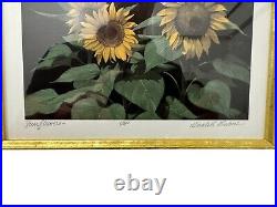 Sunflowers Gerald L. Lubeck Signed Limited Edition AP Artist Print