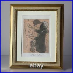 Super Rare Harold Riley Limited Edition Signed 5/50 Lowry Etching