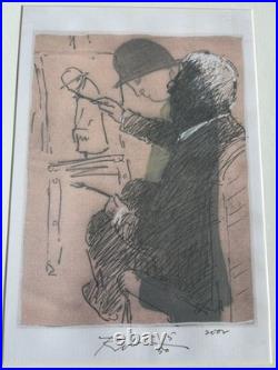 Super Rare Harold Riley Limited Edition Signed 5/50 Lowry Etching