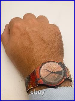 Swatch OFF SUOZ162 Rare Limited Edition 8000 José Carlos Casado Art Watch 2013