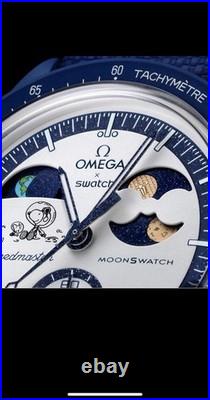 Swatch X Omega Moonswatch Mission To Earthphase Moonshine Gold Harvest Moon