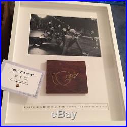 Taylor Swift Signed Used Floor Piece AUTO limited edition Shadowbox JSA Cert