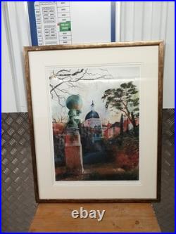 The Dome Portmeirion Giclee Art Print Limited Edition 102/200 Rob Piercy Framed