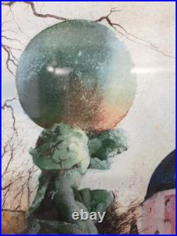 The Dome Portmeirion Giclee Art Print Limited Edition 102/200 Rob Piercy Framed