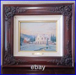 Thomas Kincade The Lights Of Home Limited Edition Canvas Lithograph #2476 COA
