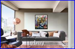 Tiger Art Limited Edition Print Maximus Colourful Animal Art 70 Edition