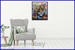 Tiger Art Limited Edition Print Maximus Colourful Animal Art 70 Edition