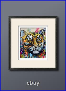 Tiger Art Limited Edition Print Maximus Colourful Animal Art 70 Edition