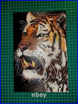 Tiger Art, Original Limited Edition Wooden Decor