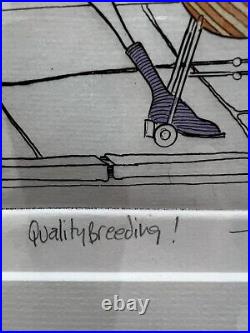 Tim Bulmer Ltd Edition Piece of Artwork Quality Breeding Framed