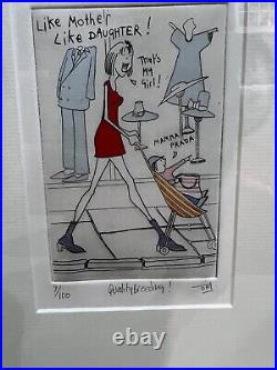 Tim Bulmer Ltd Edition Piece of Artwork Quality Breeding Framed