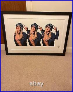 Urban Art, Goldie 3Piece Suite, limited edition art print framed collectible