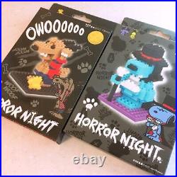 Usj Halloween Limited Edition 2-Piece Set Nanoblocks Snoopy