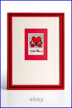 Vintage 1987 Keith Haring limited edition print 45/50 Licensed Artstar New York