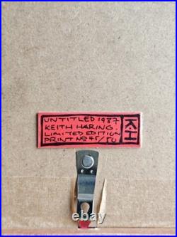 Vintage 1987 Keith Haring limited edition print 45/50 Licensed Artstar New York