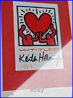 Vintage 1987 Keith Haring limited edition print 45/50 Licensed Artstar New York