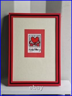 Vintage 1987 Keith Haring limited edition print 45/50 Licensed Artstar New York