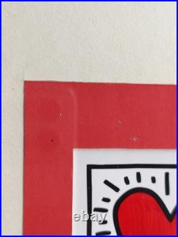 Vintage 1987 Keith Haring limited edition print 45/50 Licensed Artstar New York