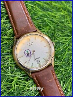 Vintage Citizen Quartz Watch Saudi Arabia Logo Special Limited Edition 1980's