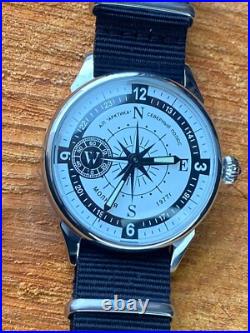 Vintage Watch Molniya Mechanical Wrist Compass Men's Russian Soviet USSR Strap