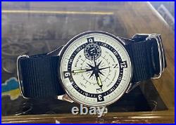 Vintage Watch Molniya Mechanical Wrist Compass Men's Russian Soviet USSR Strap