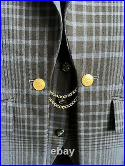 Vivienne Westwood Ltd Edtn Blazer with insert waistcoat (38R) Linen/wool Blend