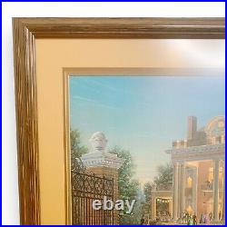 Vtg Cattle Barons Ball Limited Edition Print Randy Souders Thistle Hill Mansion