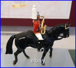 W Britain Life Guard Mounted Band Set 2 Limited Edition 5295 Boxed 6 Piece