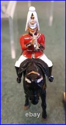 W Britain Life Guard Mounted Band Set 2 Limited Edition 5295 Boxed 6 Piece
