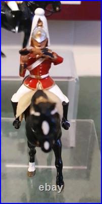 W Britain Life Guard Mounted Band Set 2 Limited Edition 5295 Boxed 6 Piece