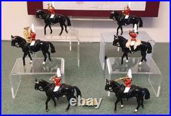 W Britain Life Guard Mounted Band Set 2 Limited Edition 5295 Boxed 6 Piece