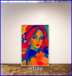 Wall Art Canvas One Of A Kind & Ltd Edition Ready To Hang 20x20/30x30 Inches