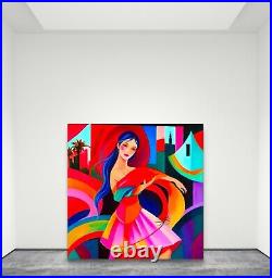 Wall Art Canvas One Of A Kind & Ltd Edition Ready To Hang 20x20/30x30 Inches