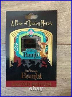 Walt Disney Bambi Limited Edition A Piece Of Disney Movies New On Card 2011
