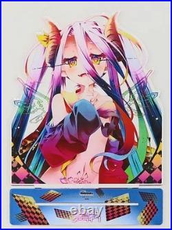 White No Game No Life Melon Books A3 Acrylic Figure from Limited Edition Bundle