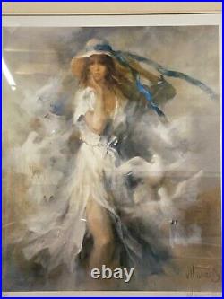 Willem Haenraets Limited Edition Print Pigeons signed framed 85 x 62cm