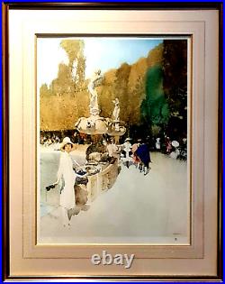William Russell Flint Limited Edition Print 179/750 Florentine Masquerade-Framed