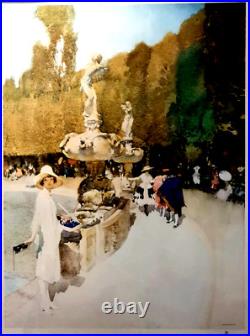 William Russell Flint Limited Edition Print 179/750 Florentine Masquerade-Framed