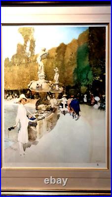 William Russell Flint Limited Edition Print 179/750 Florentine Masquerade-Framed