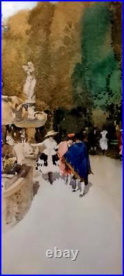 William Russell Flint Limited Edition Print 179/750 Florentine Masquerade-Framed