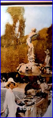 William Russell Flint Limited Edition Print 179/750 Florentine Masquerade-Framed